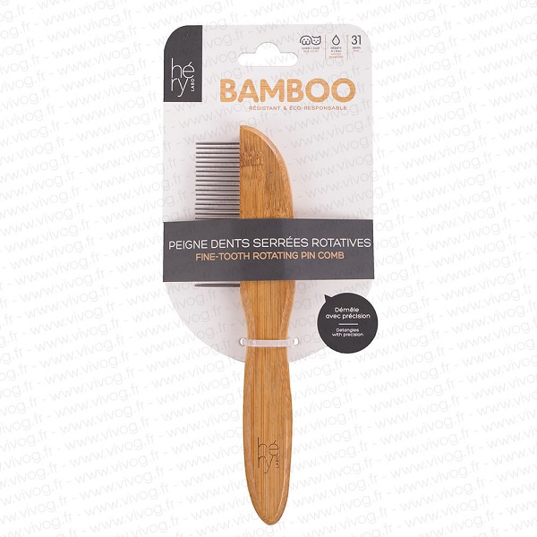 Grzebień Vivog bambusowy 31 ząbków
