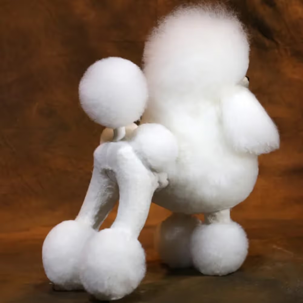 Włosy całe Poodle continetal wig white – zdjęcie 3