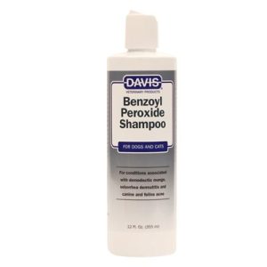 Davis Benzoyl Peroxide szampon leczniczy 355 ml przeciw świerzbowi i łojotokowi