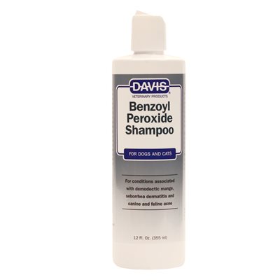 Davis Benzoyl Peroxide szampon leczniczy 355 ml przeciw świerzbowi i łojotokowi
