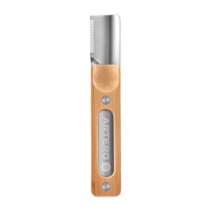 07 Trymer płaski Artero Juno Stripping Knife 14 szerokich zwężanych zębów