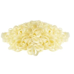 Gumki lateksowe białe śr 8 mm 1000 sztuk