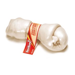 Kość węzełkowa ze skóry krowiej dla psa Best Bone 25 cm