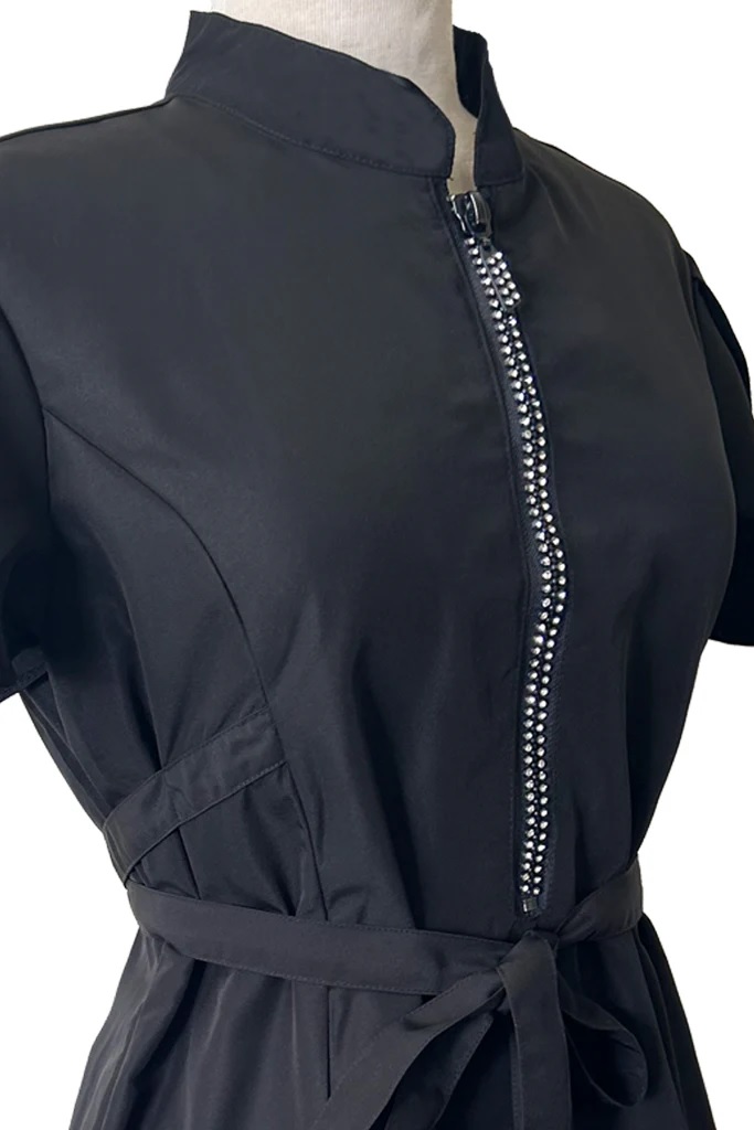 Czarna ochronna tunika bluza groomerska M – zdjęcie 2