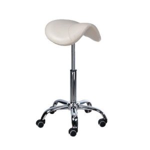 Krzesło/Hocker obrotowy BD-9909 kremowy nr 150