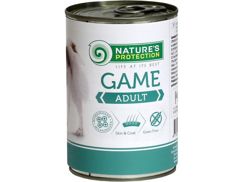 Puszka Nature's Protection Adult dziczyzna 400 g