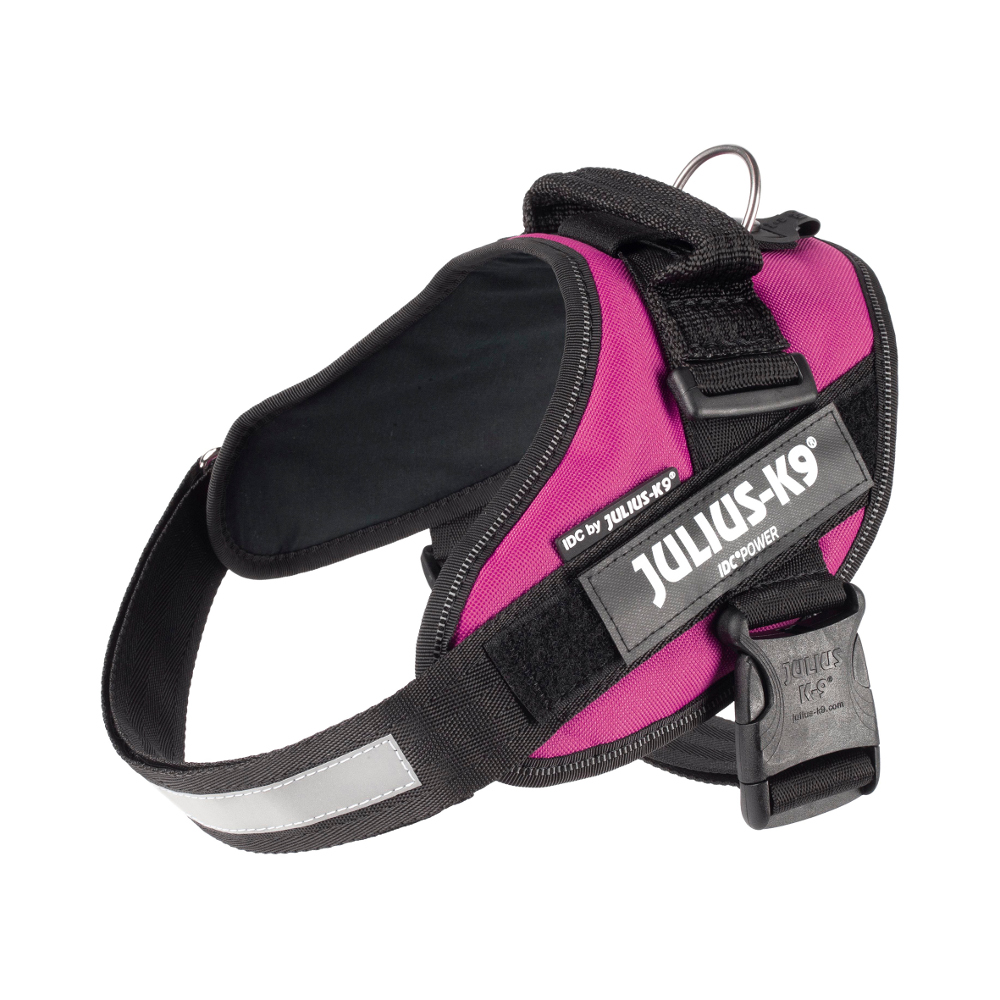 Szelki Julius K9 fuksja rozmiar 0 58-76cm IDC Power 14-25kg