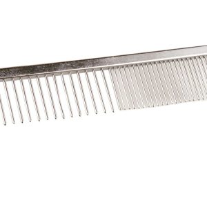 Metalowy grzebień do czesania psa 12 cm