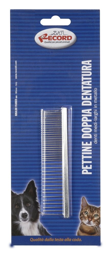 Metalowy grzebień do czesania psa 12 cm – zdjęcie 2