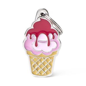 Zawieszka adresówka z grawerem My Family Ice Cream