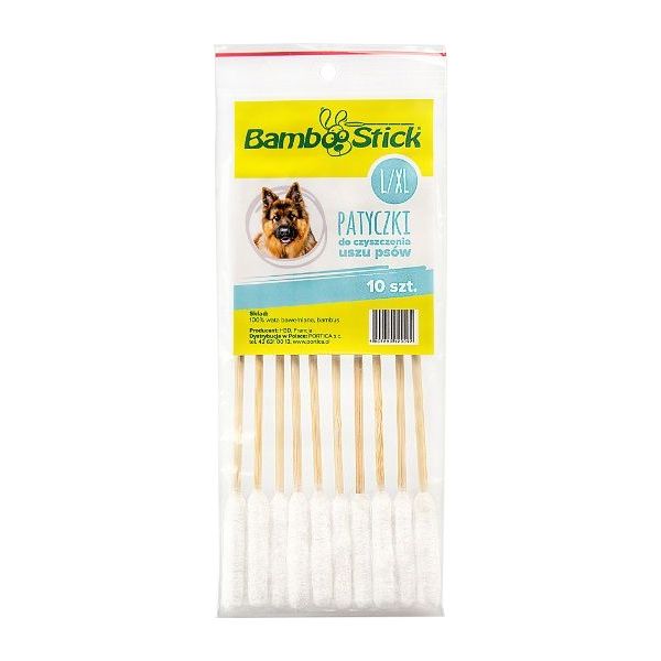 BambooStick Patyczki do uszu rozmiar L/XL - 10 szt