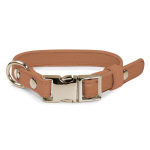 Obroża dla psa 22-30cm brązowa