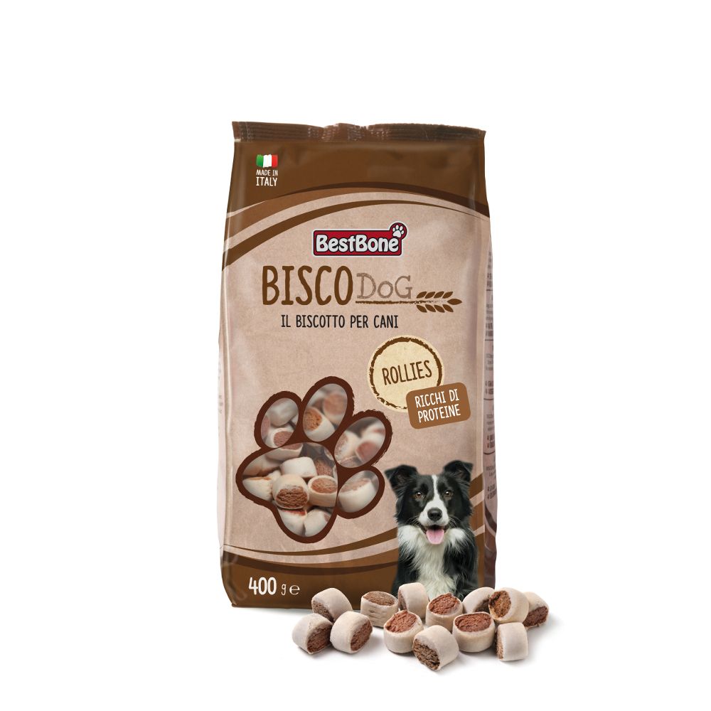 Smakołyki dla psa Rollies 400g