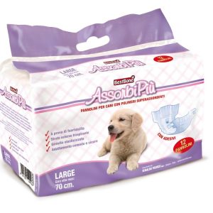 Pieluchy dla psa rozmiar Large duże 12 szt