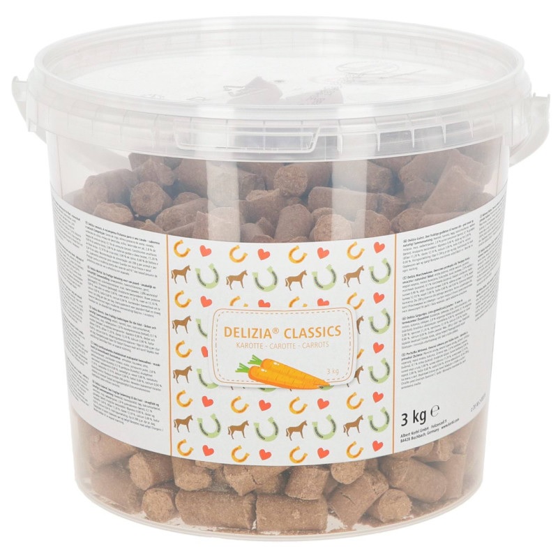 Smakołyki dla konia Delzia Classic marchewka 3Kg