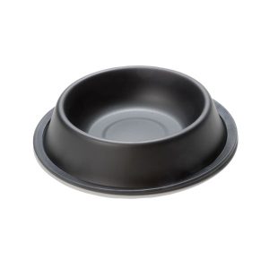 Miska metalowa czarna M 26 cm 0,9L