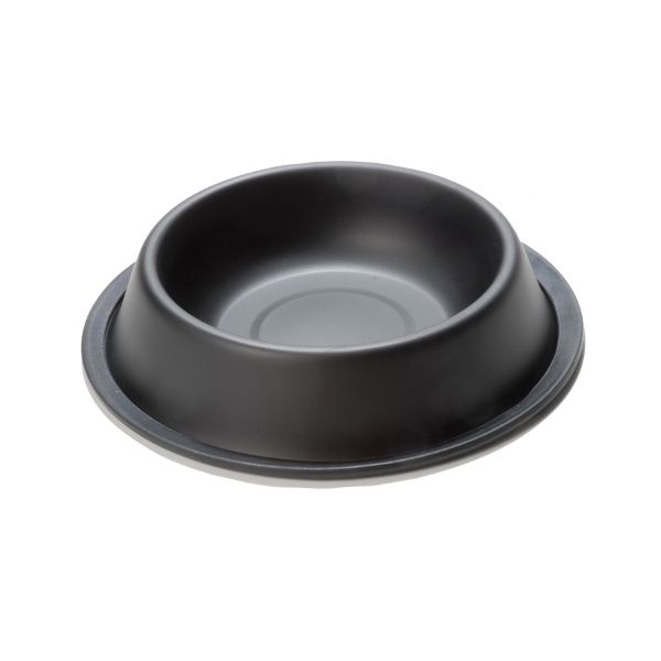 Miska metalowa czarna M 26 cm 0,9L