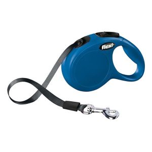 Smycz Flexi taśma Classic M 5 m niebieska