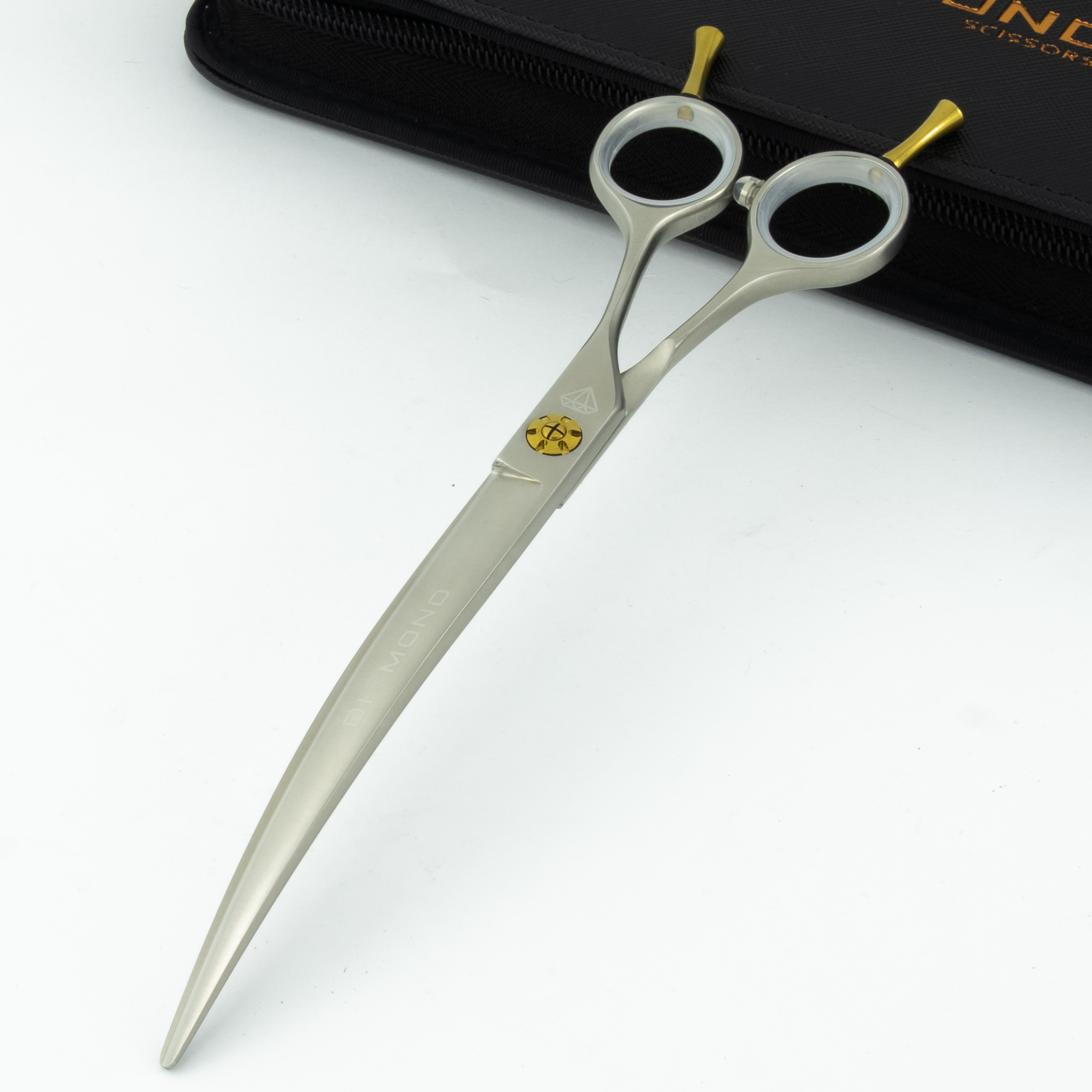 Nożyczki gięte Diamond Scissors z mikroszlifem 7,5"