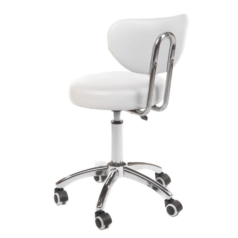 Taboret krzesło groomerskie BT 229 białe – zdjęcie 2