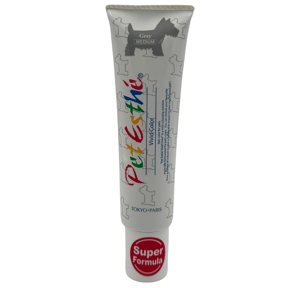 PetEsthe Vivid Color Gray Medium 140g
