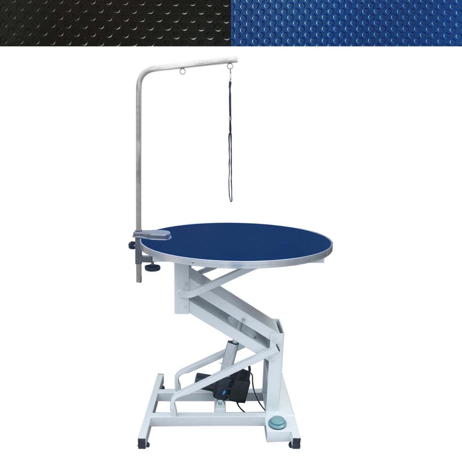 Stół elektryczny okrągły czarny 78 cm – zdjęcie 3