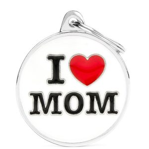Zawieszka My Family CHARMS I love Mom z grawerem