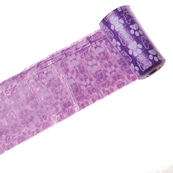 Fioletowe woreczki na psie odchody 9 x 20 – zdjęcie 3
