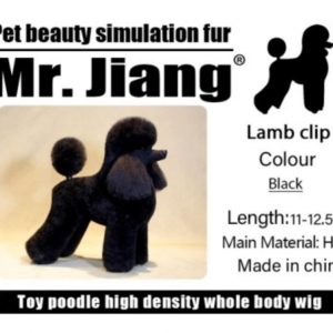 Włosy całe Poodle Lamb Clip wig Mr.Jiang black