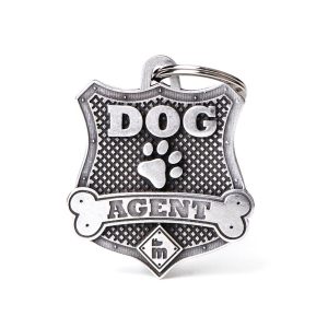 Zawieszka My Family BRONX kostka Dog Agent z grawerem