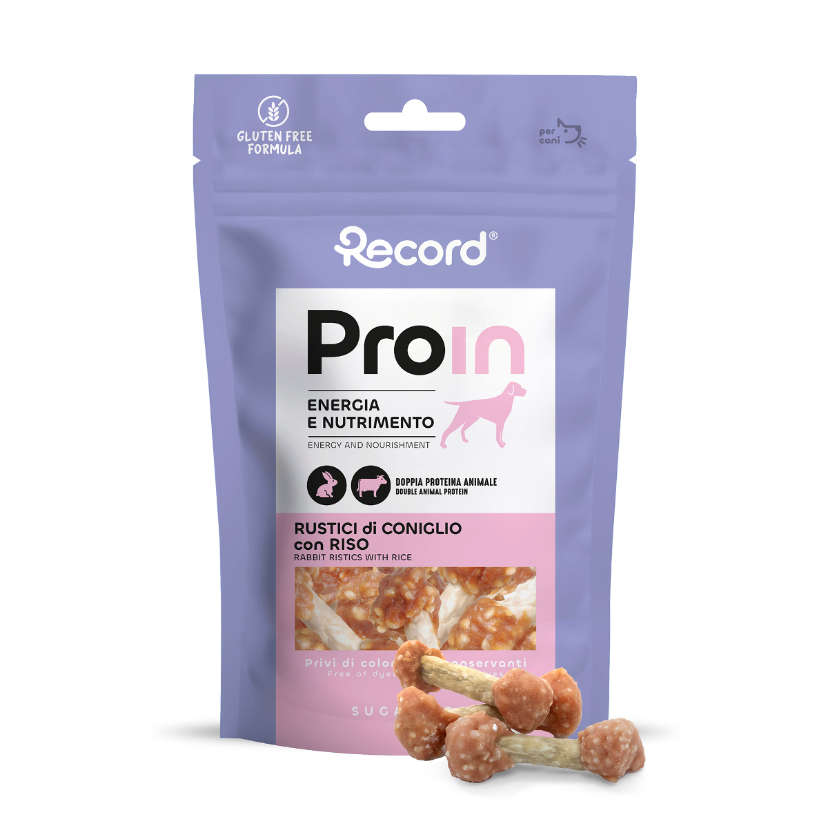 Smakołyki proteinowe dla psa hantle z królikiem 75 gr Sugar Free