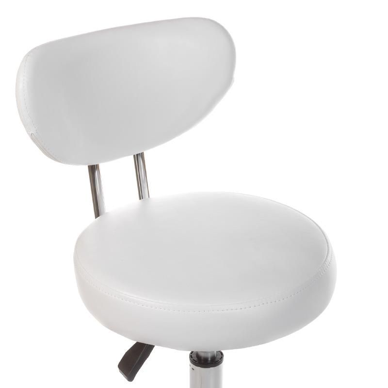 Taboret krzesło groomerskie BT 229 białe – zdjęcie 4