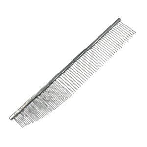 Diamond grzebień ścięty srebrny 22 cm