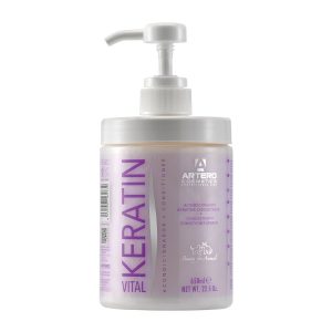 Odżywka keratynowa dla psów długowłosych Keratin Vital 650 ml