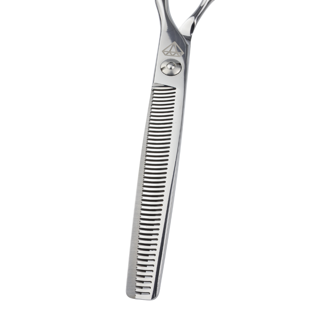 Diamond Scissors Thinners 6.5" 45T – degażówki groomerskie ze stali 440C – zdjęcie 3