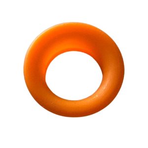 Uniwersalny gumowy ring ringi do nożyczek na kciuk Jargem pomarańczowy