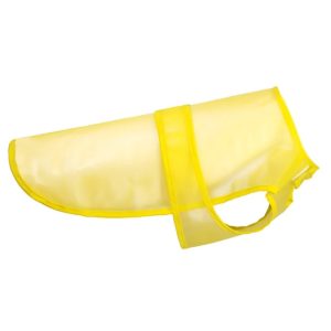 Pelerynka żółta płaszcz przeciwdeszczowy M długość 40 cm