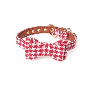 Obroża kokarda żakard S 32 cm