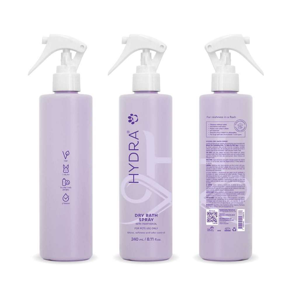 Hydra Retail Fast Shower Spray 240 ml szampon na sucho – zdjęcie 2