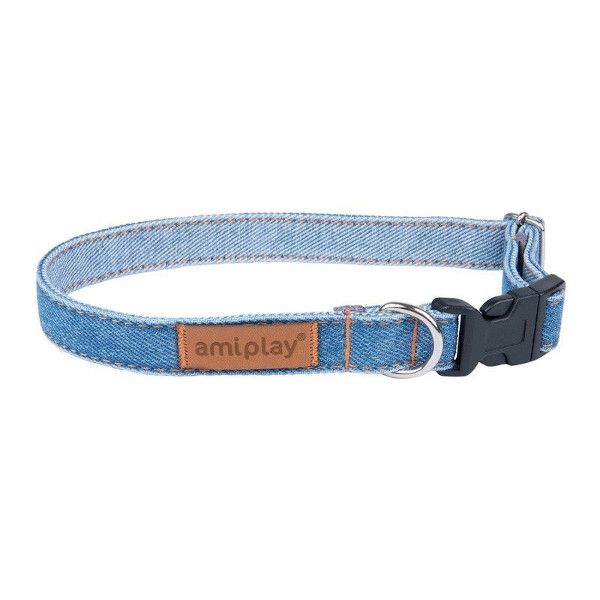 Regulowana obroża XL dla psa 45-70 cm Denim