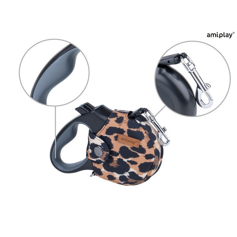Automatyczna smycz dla psa Amiplay Safari M – zdjęcie 2