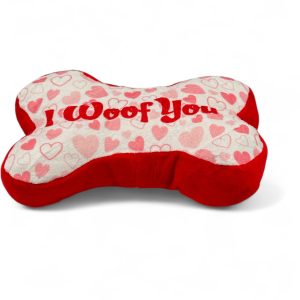 Pluszowa zabawka dla psa I Woof You 18x10 cm