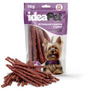 IdeaPet Przysmak dla psa O! Pałeczki z kaczką i ryżem 70g