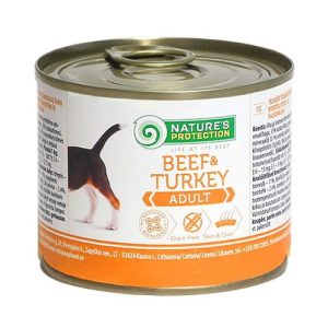 Puszka Nature's Protection Adult wołowina 200g