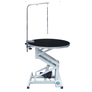 Stół elektryczny okrągły czarny 78 cm
