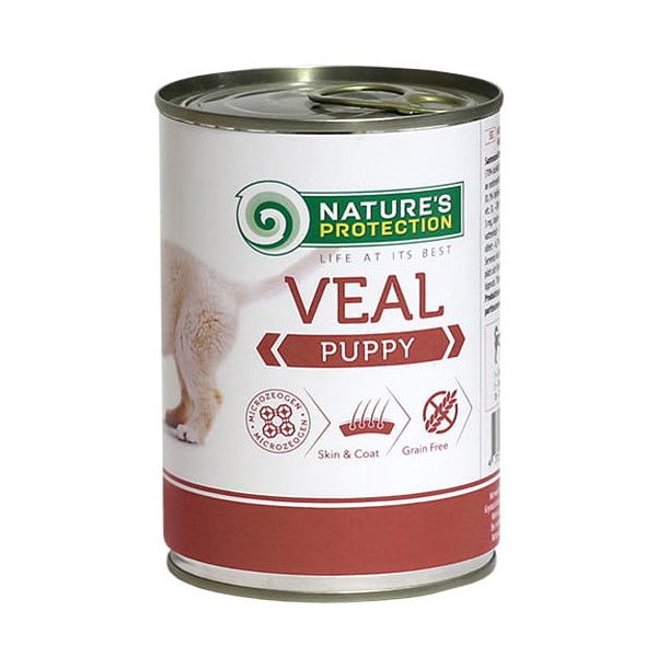 Puszka Nature's Protection Puppy cielęcina 400g