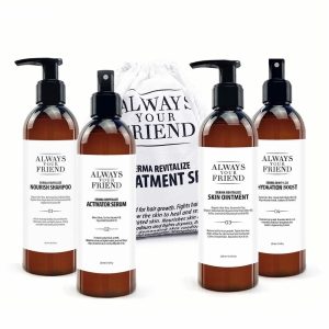 Zestaw 4 kosmetyków wspomagających walkę z alopecią AYF Derma Revitalize