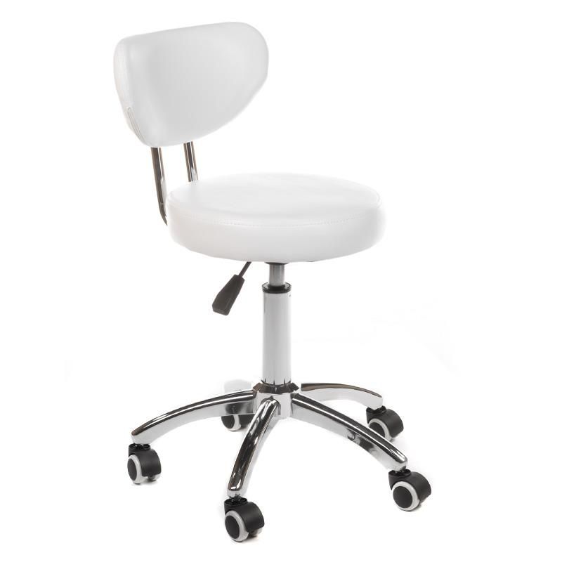 Taboret krzesło groomerskie BT 229 białe