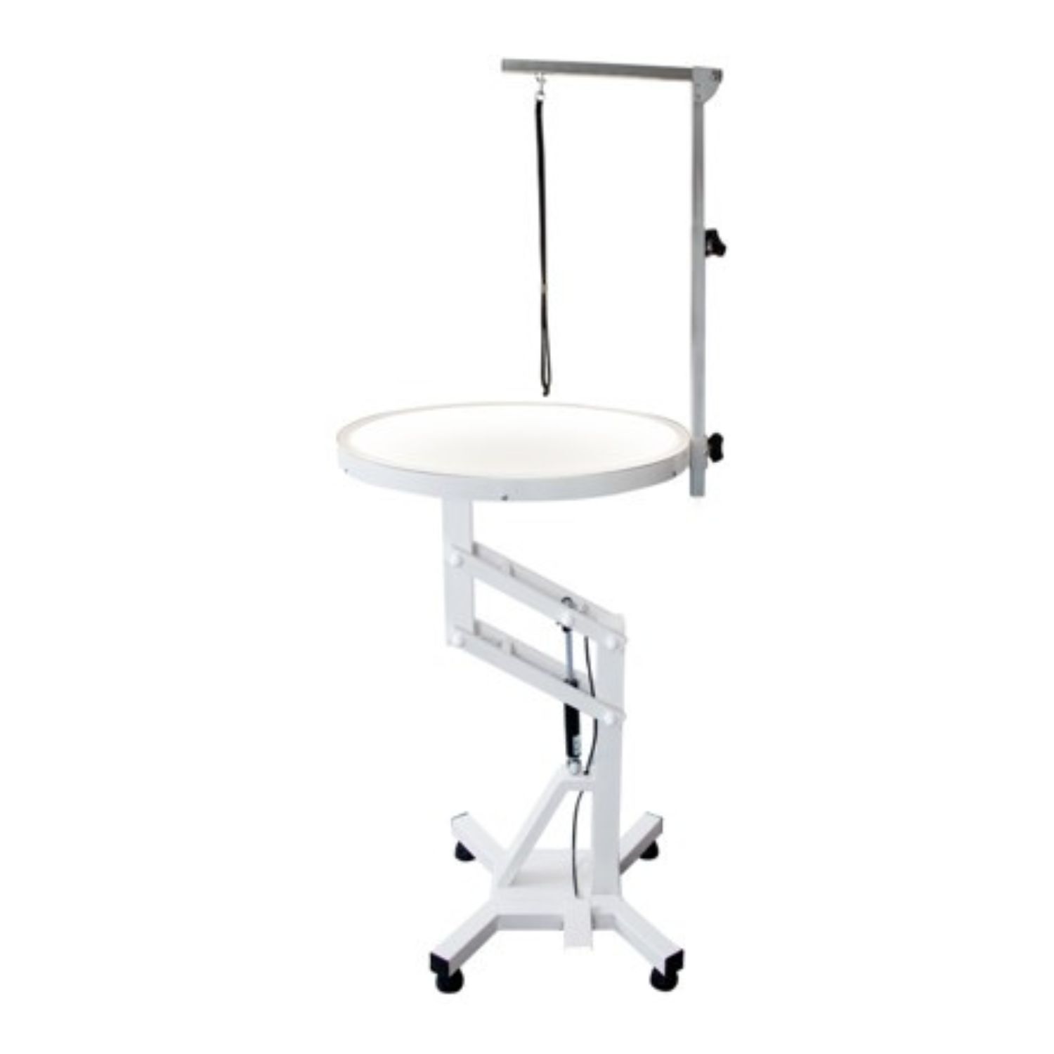 Pneumatyczny Podświetlany Stół Groomerski 60cm okrągły