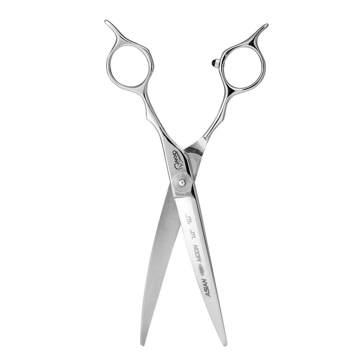 Nożyczki Akko Scissors by Paola Acco Asian Moon 40° Curved 7" – zdjęcie 6
